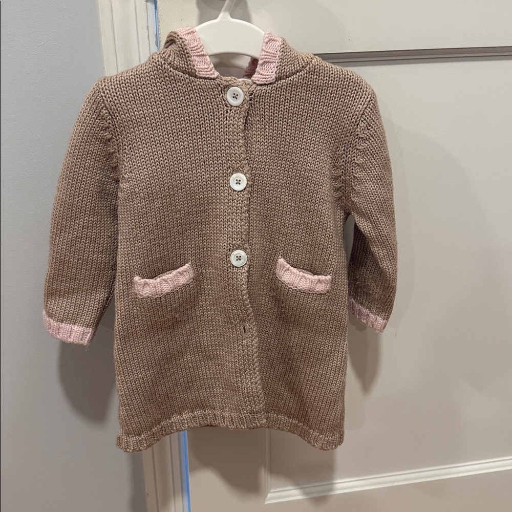 Jacadi Hooded Wool Sweater